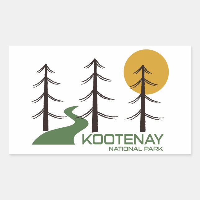 Kootenay National Park Trail Sticker (Front)
