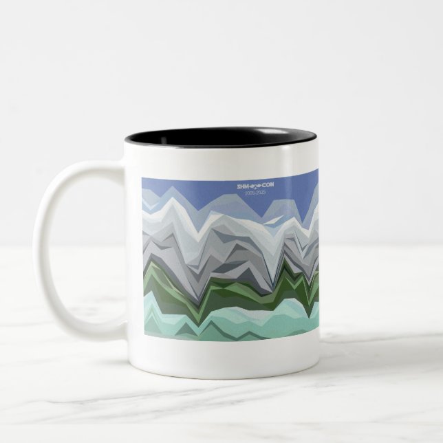 Kopidion Shmoocon data visualization Two-Tone Coffee Mug (Left)