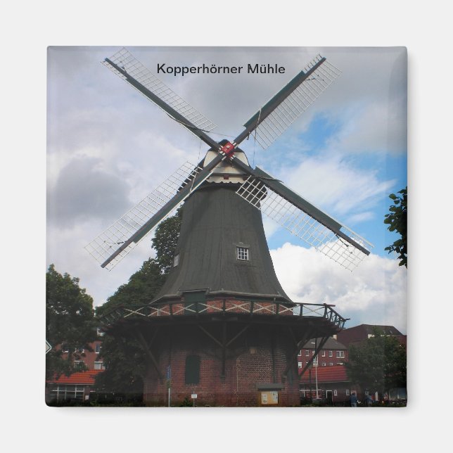 Kopperhorner Mühle v Wilhelmshaven v Germany Magnet (Front)