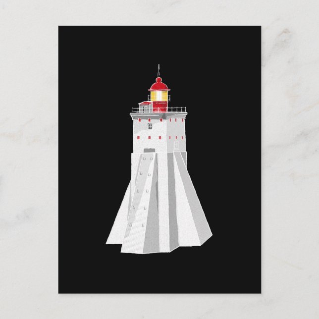 Kopu Lighthouse Postcard (Front)
