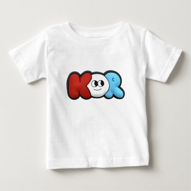 KOR Cartoon Bubble Letter T-Shirt (Front)