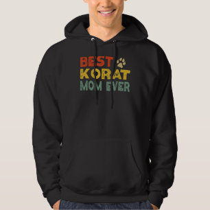 Korat Cat Mom Owner Breeder Kitten Hoodie