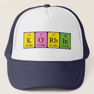 Korbin periodic table name hat