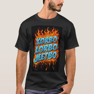 Korbo Lorbo Jeetbo KKR 2025 T-shirt classique