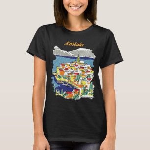 Korcula Croatia Walled City Coastal Travel T-Shirt