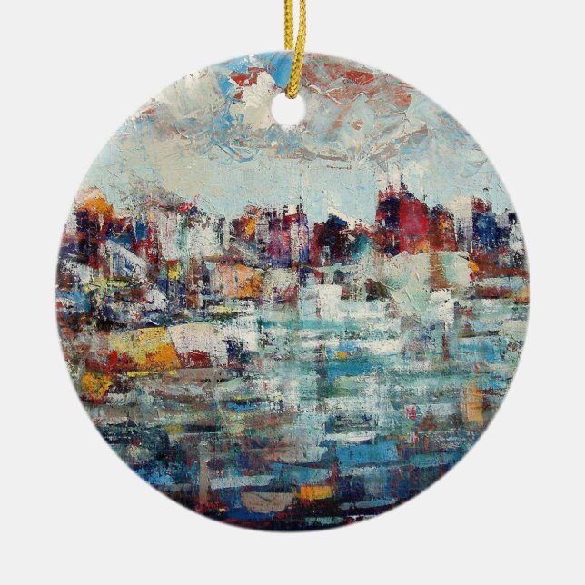 Korcula Town Ceramic Ornament (Front)