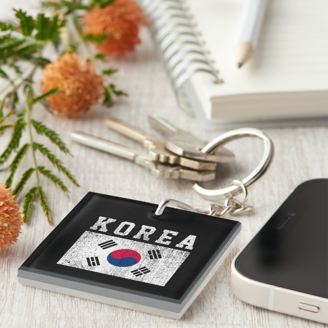 Korea Flag Keychain (Front Right)