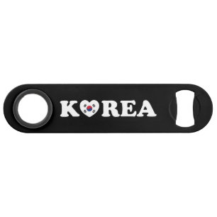 Korea Love Heart Flag Bar Key