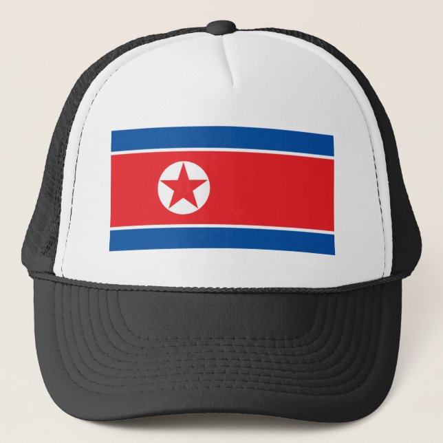 korea north trucker hat (Front)