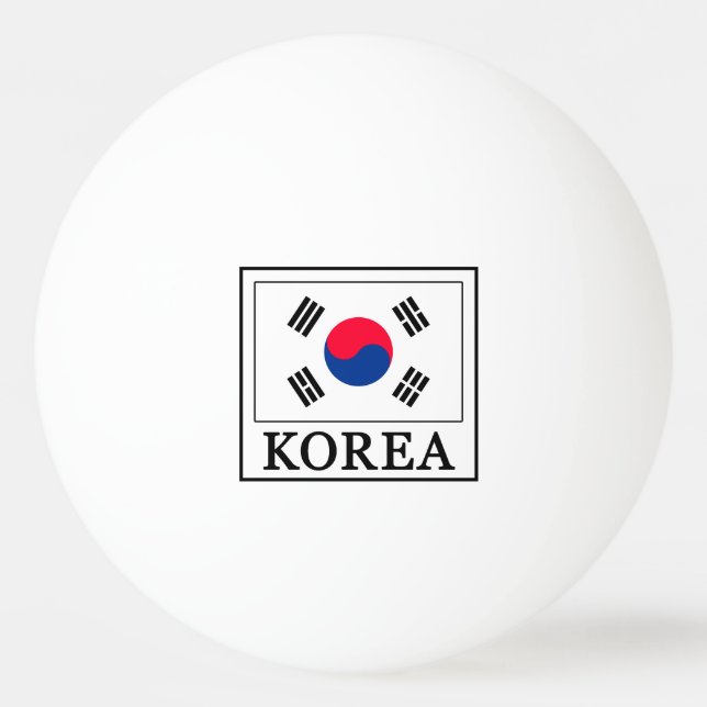 Korea Ping Pong Ball (Front)
