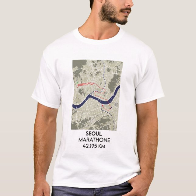 Korea Seoul marathon travel  T-Shirt (Front)