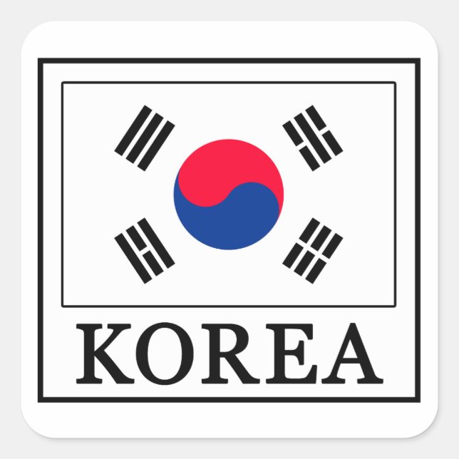 Korea Sticker (Front)