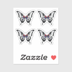 Korea Swallowtail Butterfly Flag