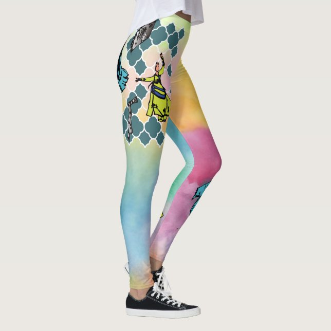 Korea traditional & culture leggings (Right)