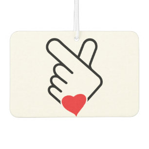 Korea v finger, wave or Korean hand. Kop. Air Freshener