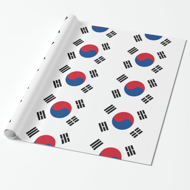 Korea Wrapping Paper (Unrolled)