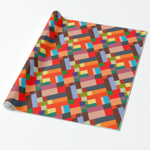 Korean 16-Vivid Colour Pattern Wrapping Paper