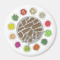 Korean BBQ Barbecue Roast Bulgogi Banchan Food