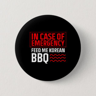 Korean Bbq - Korean Food Fan - Korean Bbqs - Korea 2 Inch Round Button