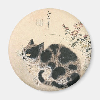 Korean Cat Artwork Magnet