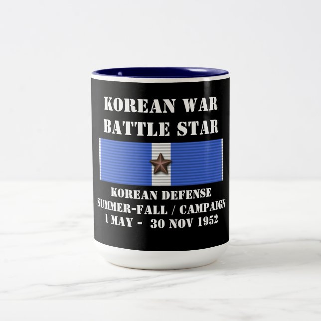Korean Defence Summer - Fall Campaign Two-Tone Coffee Mug (Center)