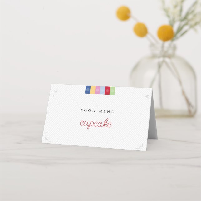 Korean Doljanchi food menu card (Front)