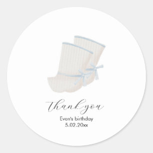 Korean Doljanchi thank you sticker