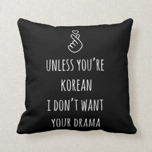 Korean Drama KDrama Merchandise Kdrama Gifts Merch Throw Pillow