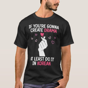 Korean Drama Love K Pop Finger Heart Day Kdrama T-Shirt