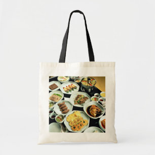 Korean food tote bag
