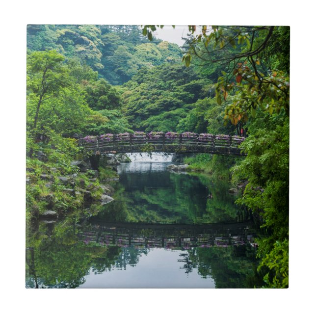 Korean Garden And Bridge Tile (Front)