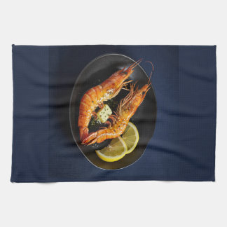 Korean Grilled King Prawn (Daegae Gui) Kitchen Towel