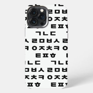Korean Hangul Alphabet iPhone 13 Pro Max Case