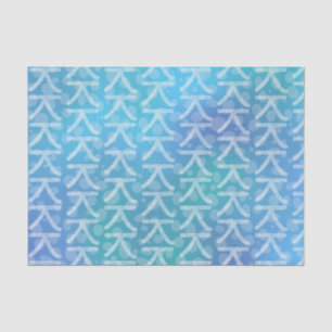 Korean Hangul Letter Jei Tissue Paper