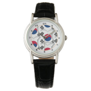 Korean Hearts & Korean Flag /South Korea Watch