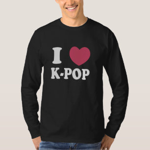 Korean K-pop Snap Finger Heart Hand Love You Kpop T-Shirt