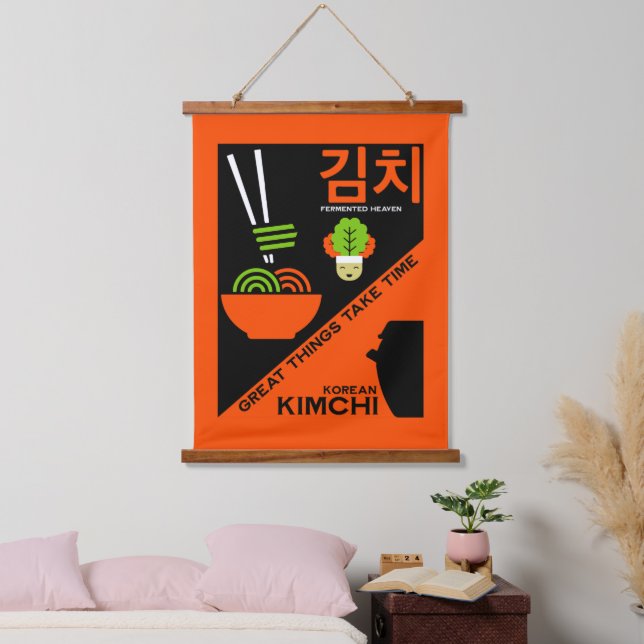 Korean Kimchi Kitchen Art Hanging Tapestry (Bedroom)