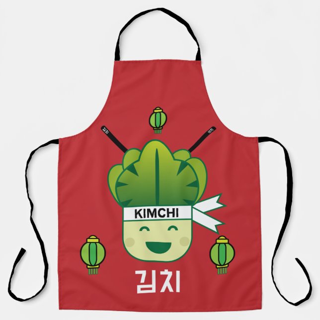 Korean Kimich Healthy Cabbage Food Probiotics  Apr Apron (Front)