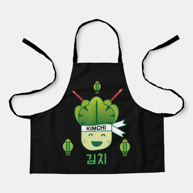 Korean Kimich Healthy Cabbage Food Probiotics  Apr Apron (Front)