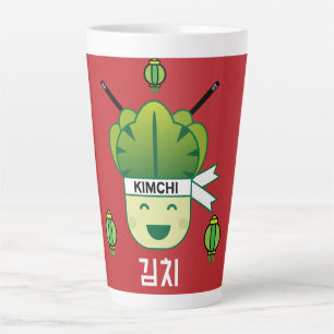 Korean Kimich Healthy Cabbage Food Probiotics Apr Latte Mug