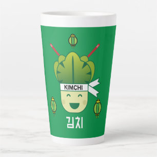 Korean Kimich Healthy Cabbage Food Probiotics  Apr Latte Mug