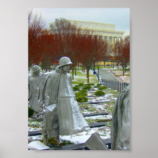 korean memorial washington poster (Front)