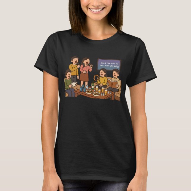 Korean Nights: Noraebang T-Shirt (Front)