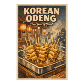 Korean Odeng (Eomuk), traditional food 2026 Poster