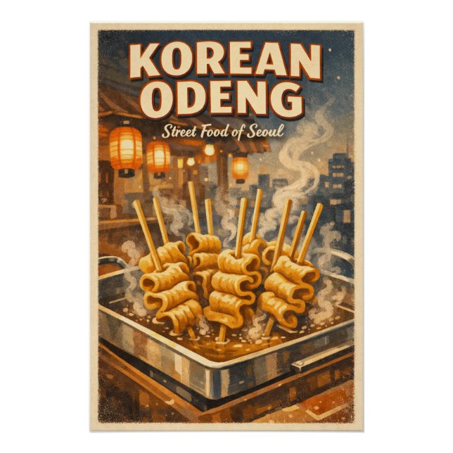 Korean Odeng (Eomuk), traditional food 2026 Poster (Front)