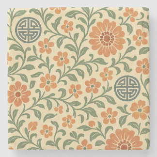 Korean Pattern Coaster Hanok-Inspired Gift