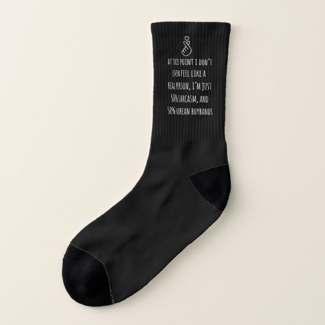Korean Pop Clothes Kpop K pop Korean Drama Design Socks (Left Outside)