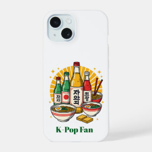 Korean Pop Culture Chest Print Printed Backpack Po iPhone 15 Case