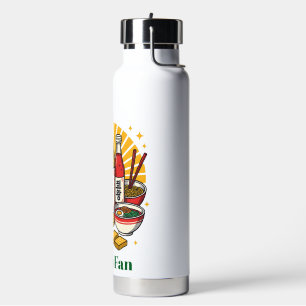 Korean Pop Culture Chest Print Water Bottle