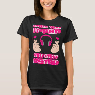 Korean Pop Music Groups K pop  Finger Heart Oppa T-Shirt